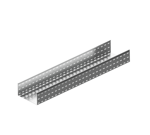 Лоток перф. 150х600х1,0 L3000 мм "Стандарт" Z  LPE150-600-1.0-3000 Z  КМ - профиль