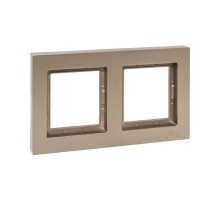 2 - местная рамка, IP44, шампань, пластик Эпика  UP1-FPC-02-44 EKF