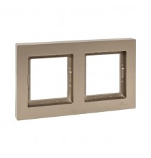 2 - местная рамка, IP44, шампань, пластик Эпика  UP1-FPC-02-44 EKF