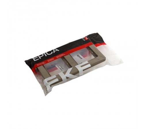 2 - местная рамка, IP44, шампань, пластик Эпика  UP1-FPC-02-44 EKF