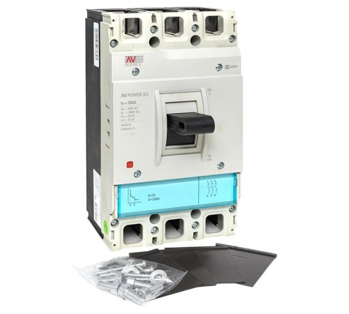 Выключатель автоматический AV POWER-3/3 500А 35kA TR  mccb-33-500-TR-av  EKF