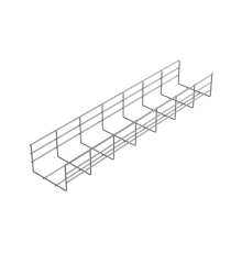 Лоток проволочный 150х100х3000х4,0мм нержавеющий  PL100*150*3000 INOX  КМ-профиль