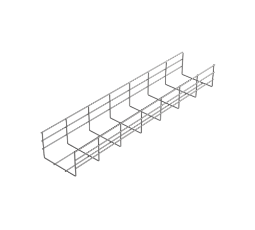 Лоток проволочный 100х100х3000х4,0мм  PL100*100*3000  КМ-профиль