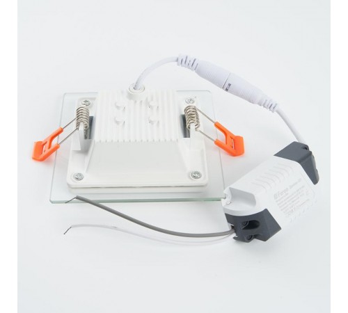 Светильник светодиодный встраиваемый квадратный AL2111, 6W, 480Lm, 4000K, белый  27853  FERON