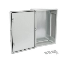 Корпус пластиковый с монтажной панелью ЩМП IP65 серая дверь 600х400х200  PR08.26486  Промрукав