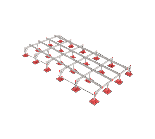 Опорная конструкция для установки оборудования TECHNORAPTOR LIGHTFOOT 2500х5000 HD  KM-TR-LTF-SSEI-2500-5000 HD  КМ - профиль