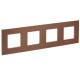 SKANDY Рамка 4-местная SK-F34Br металл шоколад   SK-M42-M-K30  IEK