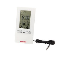 Метеостанция комнатно-уличная REXANT S3331SC с проводным датчиком 70-0513  REXANT
