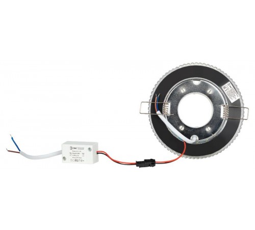 Светильник точечный встраиваемый под лампу DK LD26 15Вт GX53 прозрачный с подсветкой  Б0029638  ЭРА