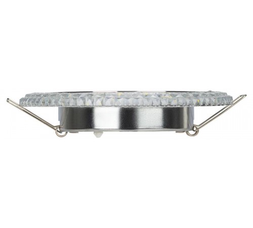 Светильник точечный встраиваемый под лампу DK LD26 15Вт GX53 прозрачный с подсветкой  Б0029638  ЭРА