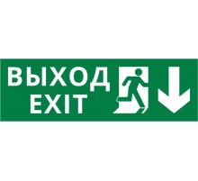 Пиктограмма ДСО-IP65-Н "Выход Фигура - вниз 1"  60510DEK  DEKraft