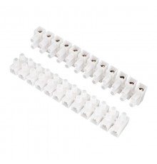Клеммная винтовая колодка KВ-35 10-35, ток 80 A, полиэтилен белый (10 шт./уп.)  07-5035  REXANT