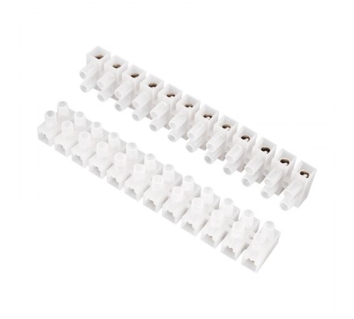 Клеммная винтовая колодка KВ-35 10-35, ток 80 A, полиэтилен белый (10 шт./уп.)  07-5035  REXANT