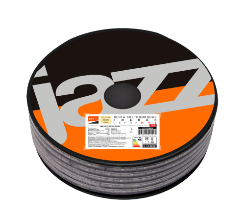 Лента  MVS-2835/60-IP68-220V 3000K  WW - 1m (тепл.свет) Б/аксессуаров  .5004269А  Jazzway