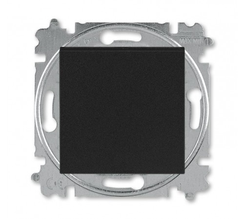 ABB Levit Антрацит / дымчатый чёрный Выключатель 1-кл. двухполюсный  3559H-A02445 63W  2CHH590245A6063  ABB