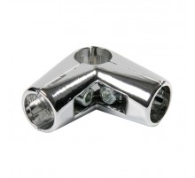 Соединитель 3-х труб угловой хром (1 шт) - пакет   127452  Tech-KREP