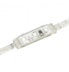 Модуль управляемый DMX-B3 12V RGB (0.72W, IP68, 140 deg) (Arlight, Пластик, 3 года)  036773  Arlight