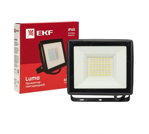 Прожектор светодиодный СДО-3004 50Вт 6500К IP65 EKF Basic  FLL-3004-50-6500  EKF