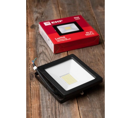 Прожектор светодиодный СДО-3004 50Вт 6500К IP65 EKF Basic  FLL-3004-50-6500  EKF