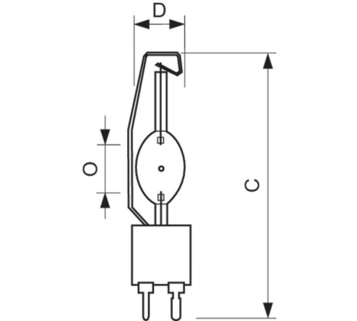 Лампа металлогалогенная MASTER MHN-SE2000W/956GX22 400VHO  928196905130  PHILIPS
