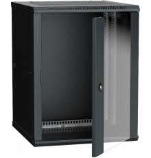 Шкаф LINEA W 18U 600x600 мм дверь стекло, RAL9005  LWR5-18U66-GF  ITK