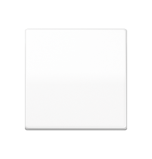 Одинарная клавиша для балансирных механизмов выключателей (кнопок), в комплекте с AS90HP (крепежный элемент), возможно IP44; дюропласт; белый; AS500 