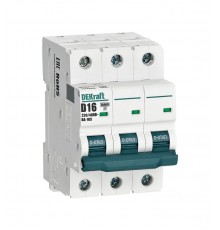 Выключатель автоматический трехполюсный ВА-105 20А D 10кА  13226DEK  DEKraft