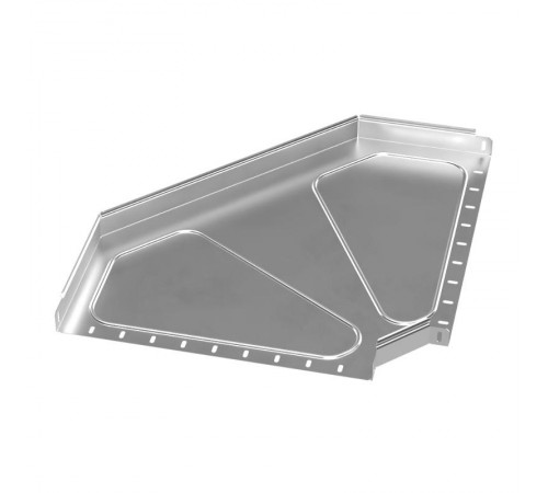 Угол горизонтальный 90 градусов Стандарт INOX (AISI 304) 500х50  PR16.3509  Промрукав