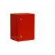 Корпус металлический ЩРНМ IP55 300х300х150 RAL3020 красный  32526DEK  DEKraft