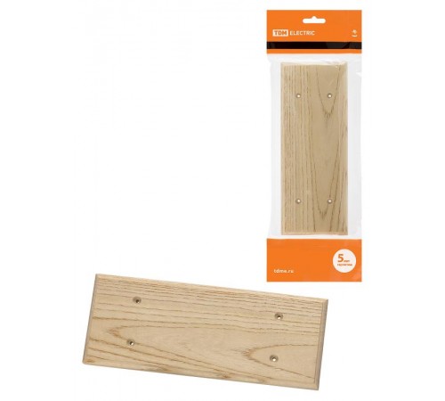 Накладка на бревно деревянная универсальная НБУ 1Пх3 260 мм, сосна  SQ1821-0029  TDM