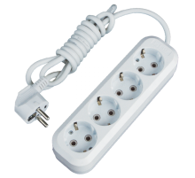 Удлинитель "Эксперт"  4 гнезда 2 метра 16А/3,5кВт с заземлением ПВС 3х1 EKF PROxima  UBA16-310-4-02  EKF