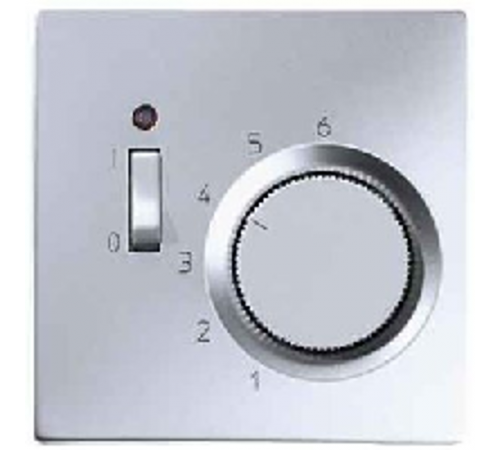 Крышка для регулятора температуры воздуха помещений; алюминий  ALTR231PL  Jung