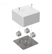 Коробка огнестойкая для кабель-канала 40-0460-FR2.5-6 Е15-Е60 (латунь) 85х85х45 IP42 6p, 2.5 мм.кв. 40-0460-FR2.5-6-Е60  Промрукав