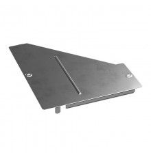 Крышка переходника правого Стандарт INOX (AISI 304) 400х150  PR16.5777  Промрукав