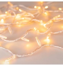 Светодиодная гирлянда ARD-STRING-CLASSIC-1000-CLEAR-100LED-PULSE Yellow (230V, 7W) (Ardecoled, IP65)  031642  Arlight