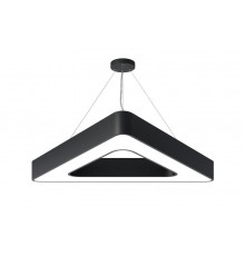 Светильник светодиодный Geometria Delta SPO-154-B-40K-042 42Вт 4000К 2300Лм IP40 800*800*80 черный подвесной  Б0050581  ЭРА