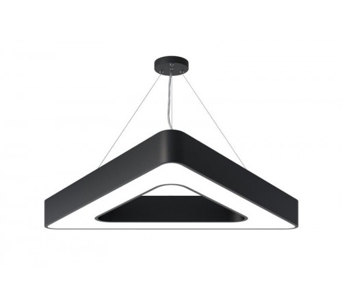 Светильник светодиодный Geometria Delta SPO-154-B-40K-042 42Вт 4000К 2300Лм IP40 800*800*80 черный подвесной  Б0050581  ЭРА