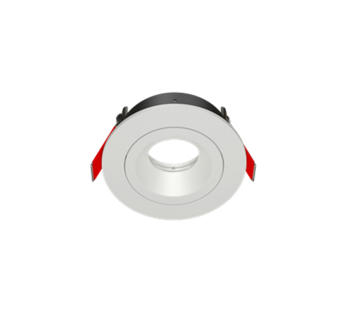 Рамка для модульного светильника FLEX 50 02 круглая встраиваемая 110х45мм RAL9010 поворотная  V1-R0-00435-10003-2000000  VARTON