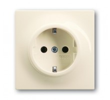 Розетка SCHUKO 16А 250В, серия impuls, цвет слоновая кость  2011-0-6224   2CKA002011A6224  ABB