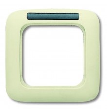 Рамка 1-постовая, с полем для надписи, серия Busch-Duro 2000 SI, цвет слоновая кость  1754-0-4516   2CKA001754A4516  ABB