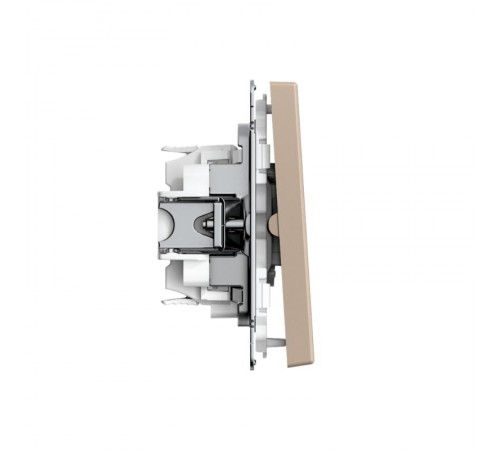 ArtGallery Песочный Выключатель 2-клавишный ДЛЯ ЖАЛЮЗИ, 2х сх.4, 10А, механизм, быстрозажим. клем.   GAL001219S  SE