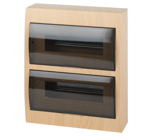 Корпус пластиковый навесной  ECO VILLAGE ЩРН-П-24 IP41 сосна   Б0055549  ЭРА