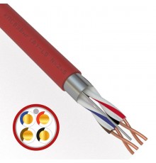 Кабель для пожарной сигнализации REXANT КПСВЭВнг(А)-LS 2x2x0,50 мм , бухта 200м 01-4865-1  REXANT