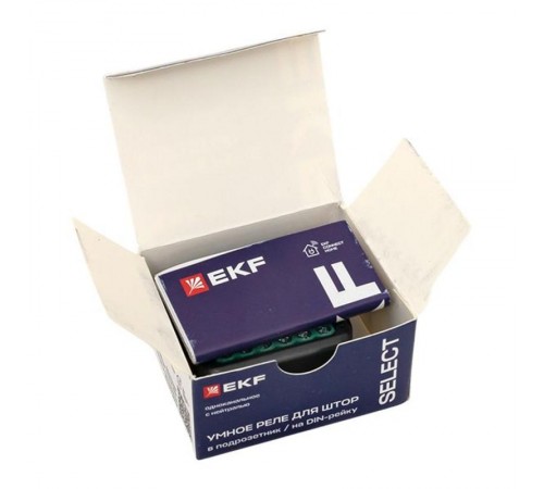 Умное реле для штор в подрозетник 1-канальное Zigbee EKF Connect Select  scsh-1g-zb  EKF
