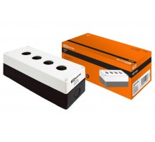 Корпус КП104 для кнопок 4места белый   SQ0705-0004  TDM