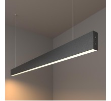 Светильник светодиодный подвесной линейный односторонний 128см 25W 3000K черная шагрень (101-200-30-128)  a042951  Elektrostandard