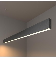 Светильник светодиодный подвесной линейный односторонний 128см 25W 3000K черная шагрень (101-200-30-128)  a042951  Elektrostandard