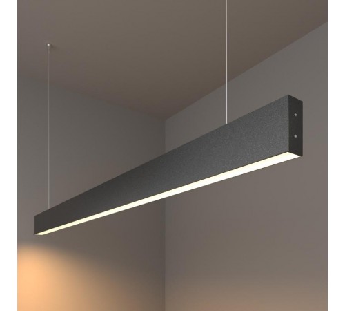 Светильник светодиодный подвесной линейный односторонний 128см 25W 3000K черная шагрень (101-200-30-128)  a042951  Elektrostandard