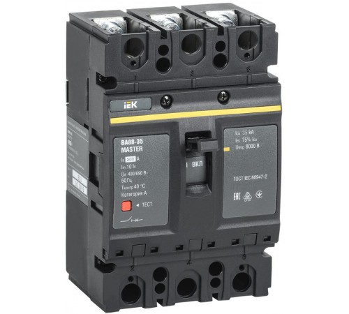 Выкл. авт. ВА88-35 3Р 200А 35кА MASTER IEK  SVA30-3-0200-02  IEK