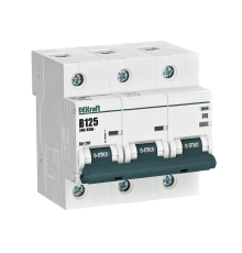 Автоматический выключатель 3Р 125А х-ка B ВА-201 10кА  13044DEK  DEKraft